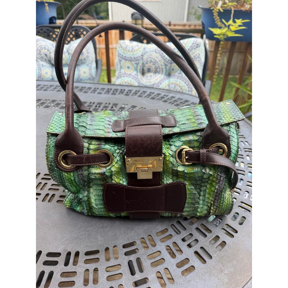 Jimmy Choo RARE Python Bag W/COA - Picture 3 of 12